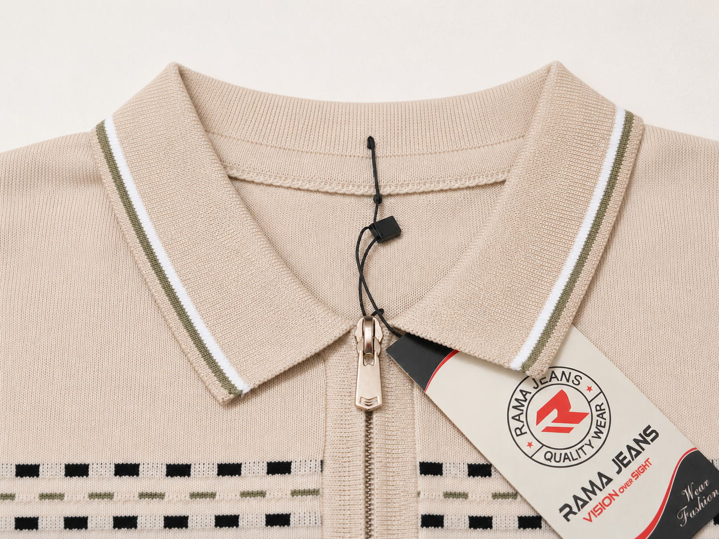 Polo Tricoté 100% Coton Premium – Half-Zip Enfant