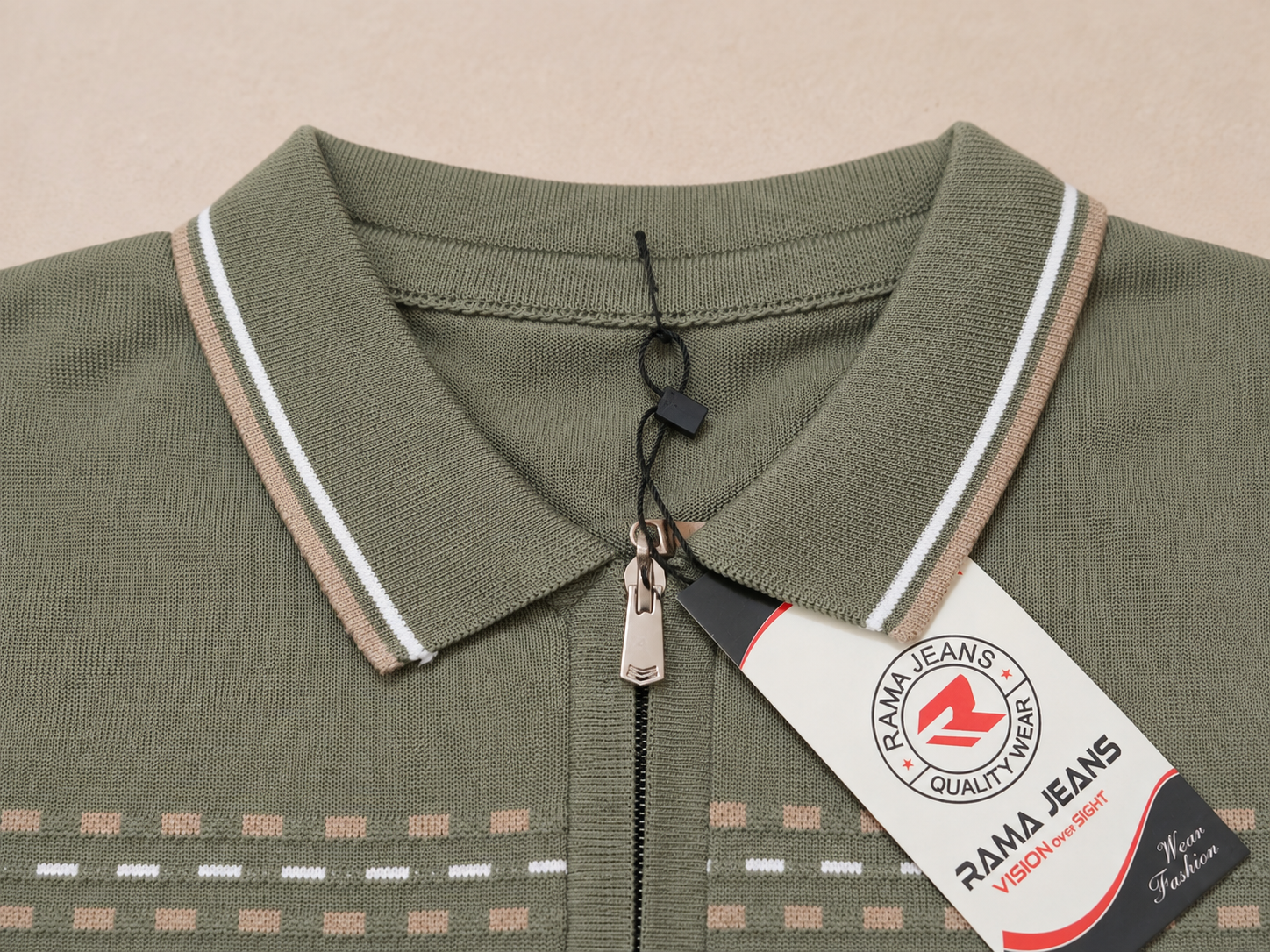 Polo Tricoté 100% Coton Premium – Half-Zip Enfant
