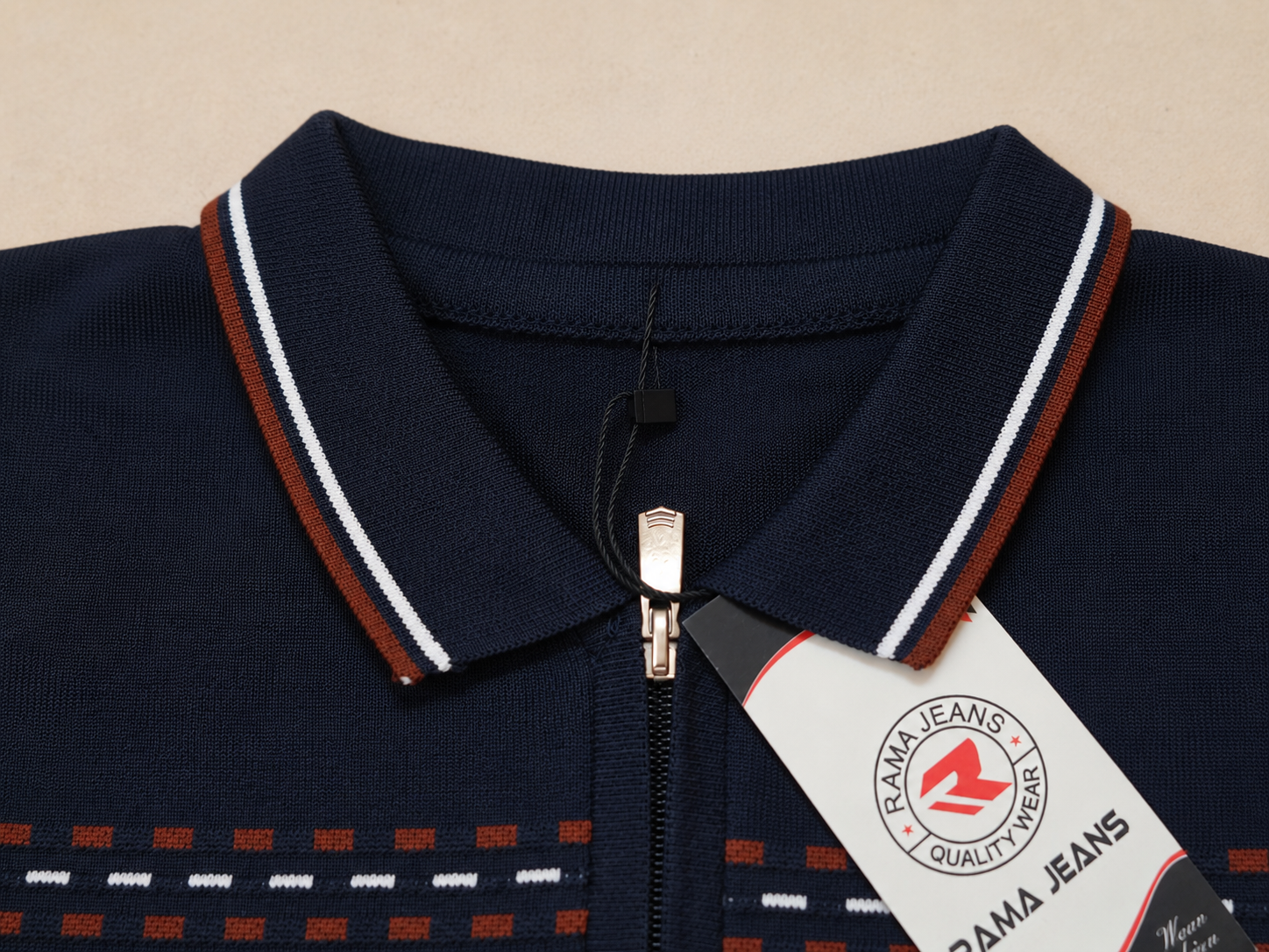 Polo Tricoté 100% Coton Premium – Half-Zip Enfant